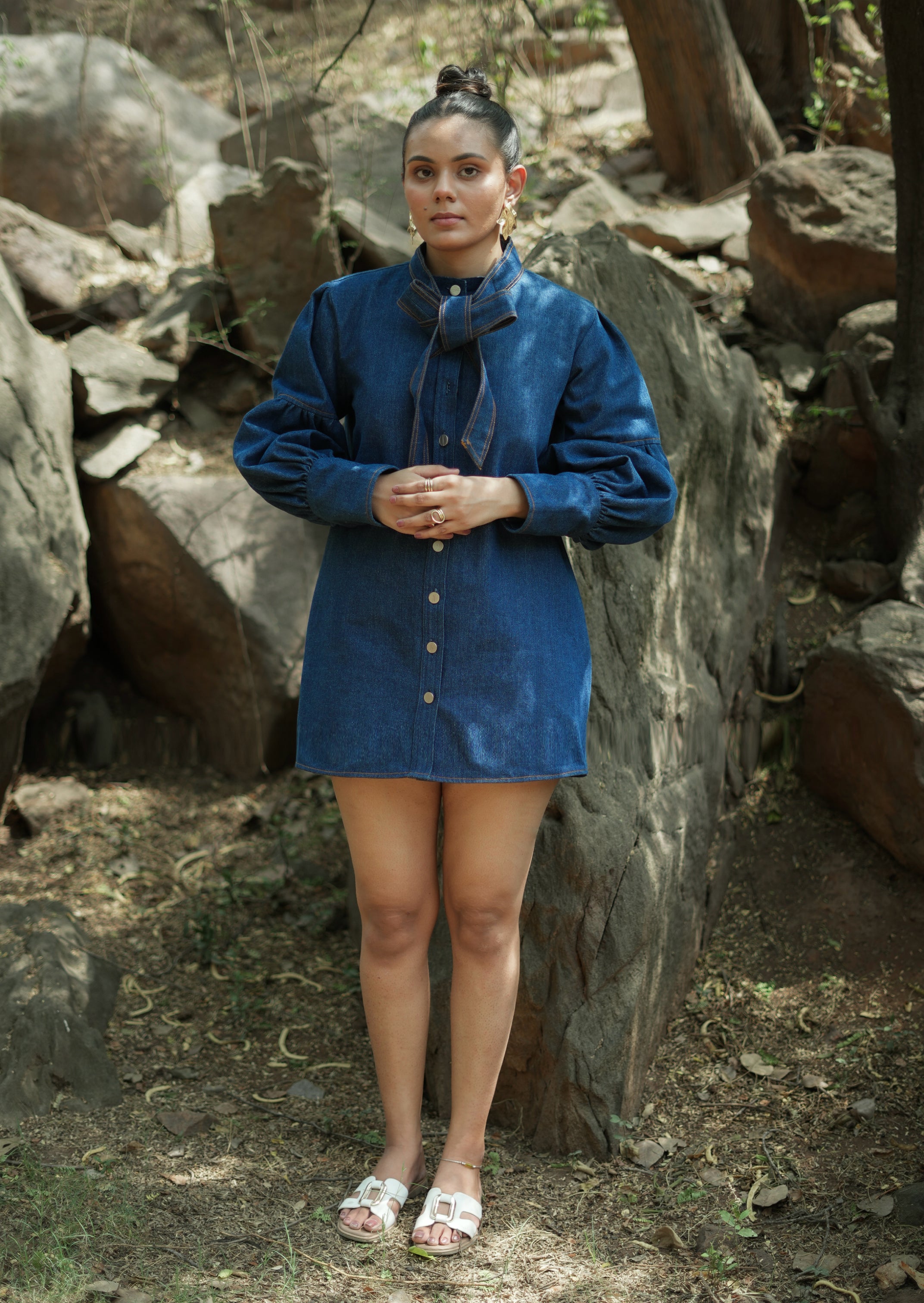 Zenia Denim Shirt Dress