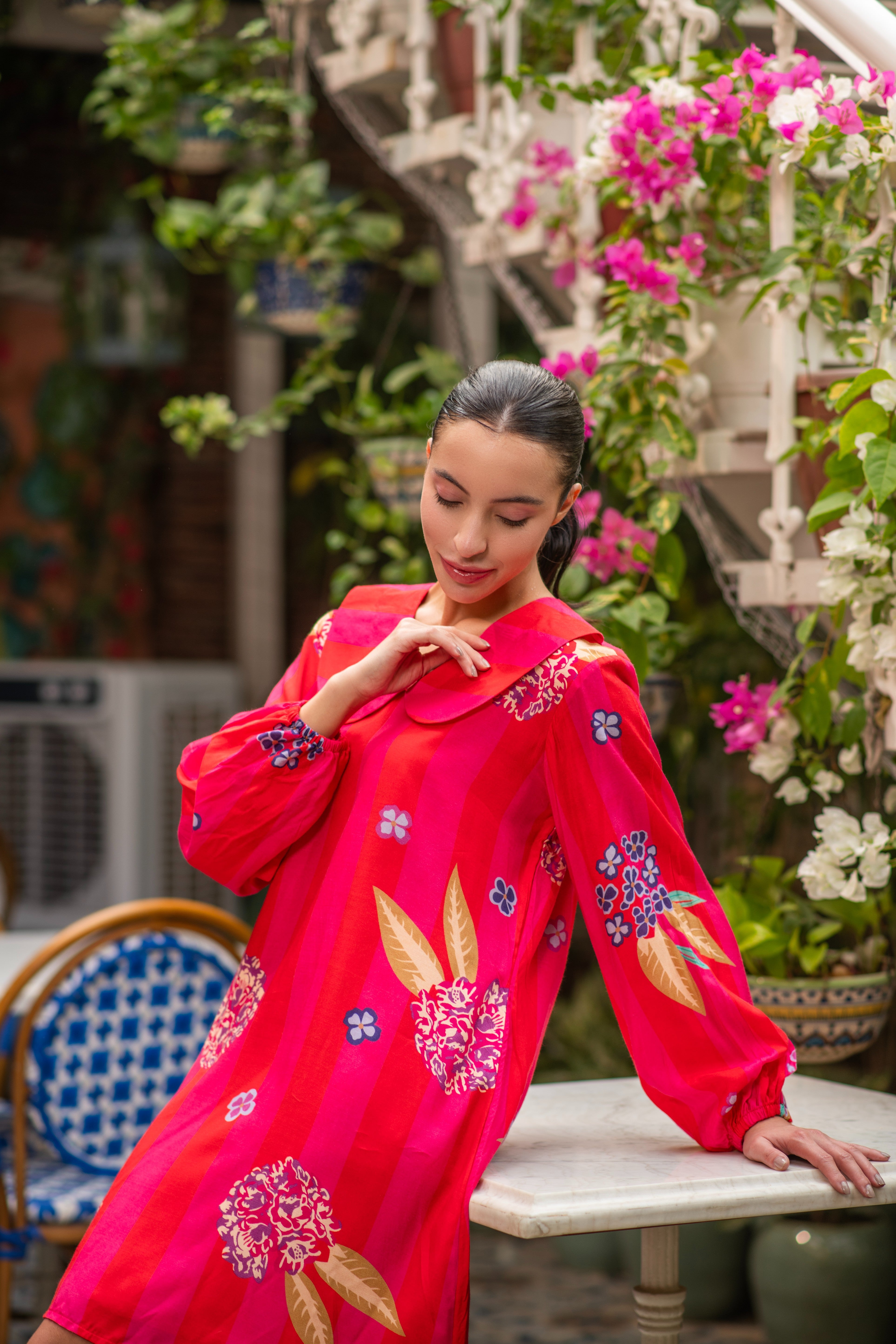 Enchanted Garden Printed Dress