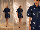 Rodeo Denim Embroidered Scalp Dress