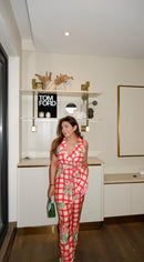 As Seen on Meghna Pahwa Matilda Ghigham Blazer Set with Belt