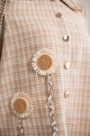 You are my sunshine tweed cape