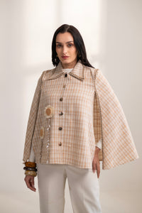 You are my sunshine tweed cape