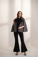 New Ginny Bow Tweed Cape