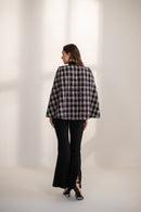 New Ginny Bow Tweed Cape