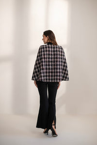 New Ginny Bow Tweed Cape