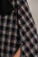New Ginny Bow Tweed Cape