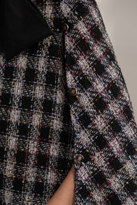 New Ginny Bow Tweed Cape