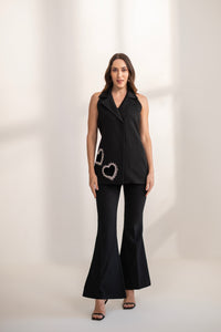 heart me up embroidered coord set