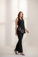 heart me up embroidered coord set