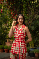 Matilda Ghigham Blazer Set with Belt
