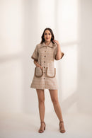 Tulum Tweed and Jute Dress