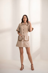 Tulum Tweed and Jute Dress