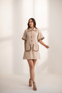 Tulum Tweed and Jute Dress