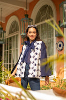 Roseatte Cut work Lace Embroidery Cape