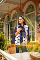 Roseatte Cut work Lace Embroidery Cape