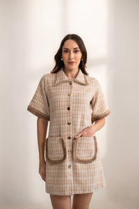Tulum Tweed and Jute Dress