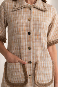 Tulum Tweed and Jute Dress