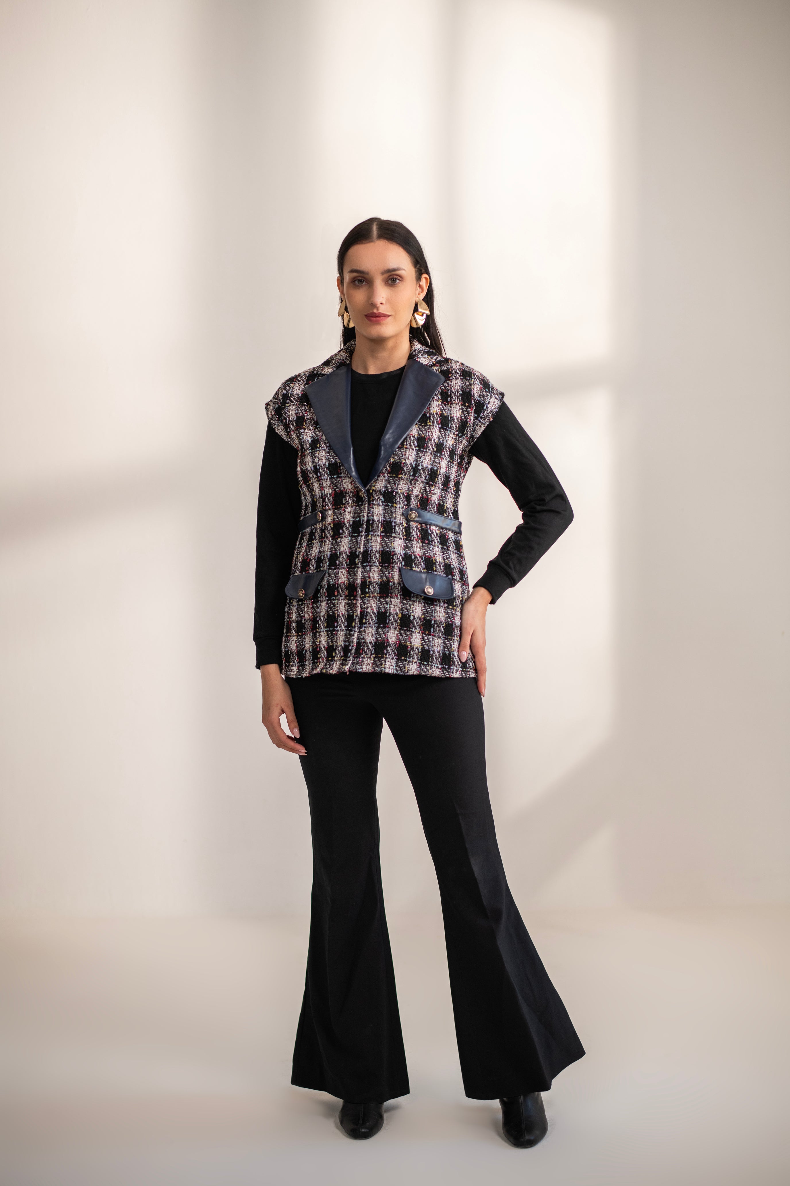 Penn Leather and Tweed Coord Set