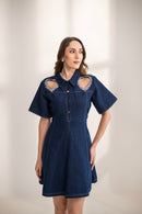 Heart me up Denim Dress