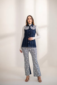 Demi Denim and lace coord set