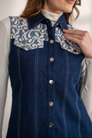 Demi Denim and lace coord set