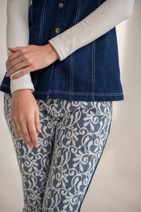 Demi Denim and lace coord set