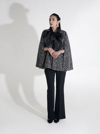 Ginny Bow Tweed Cape