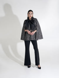 Ginny Bow Tweed Cape