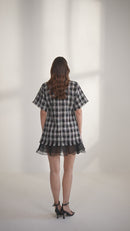 Shaila Tweed and Organza Dress